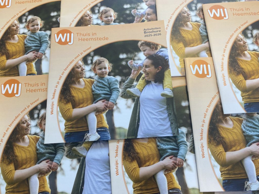 nieuwe brochure van WIJ Heemstede juli 2025